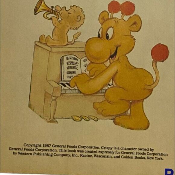 Little Golden Book Crispy In No Place Like Home 1987 Special Edition Paperback - Picture 5 of 10